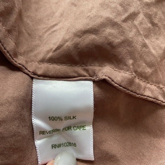 Garnet Hill Silk Tank Top - Picture 4 of 4